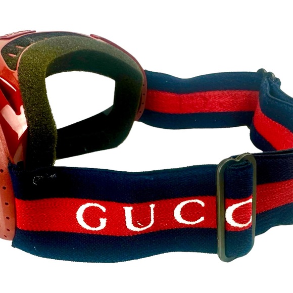 Authentic Gucci Ski Snow Goggles Red - Picture 5 of 6